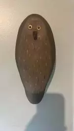 Folk-Style Owl Decoy image